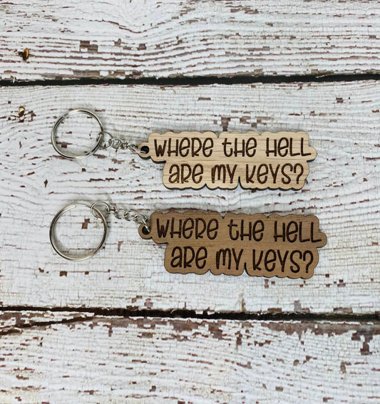 Where the hell are my keys Keychain