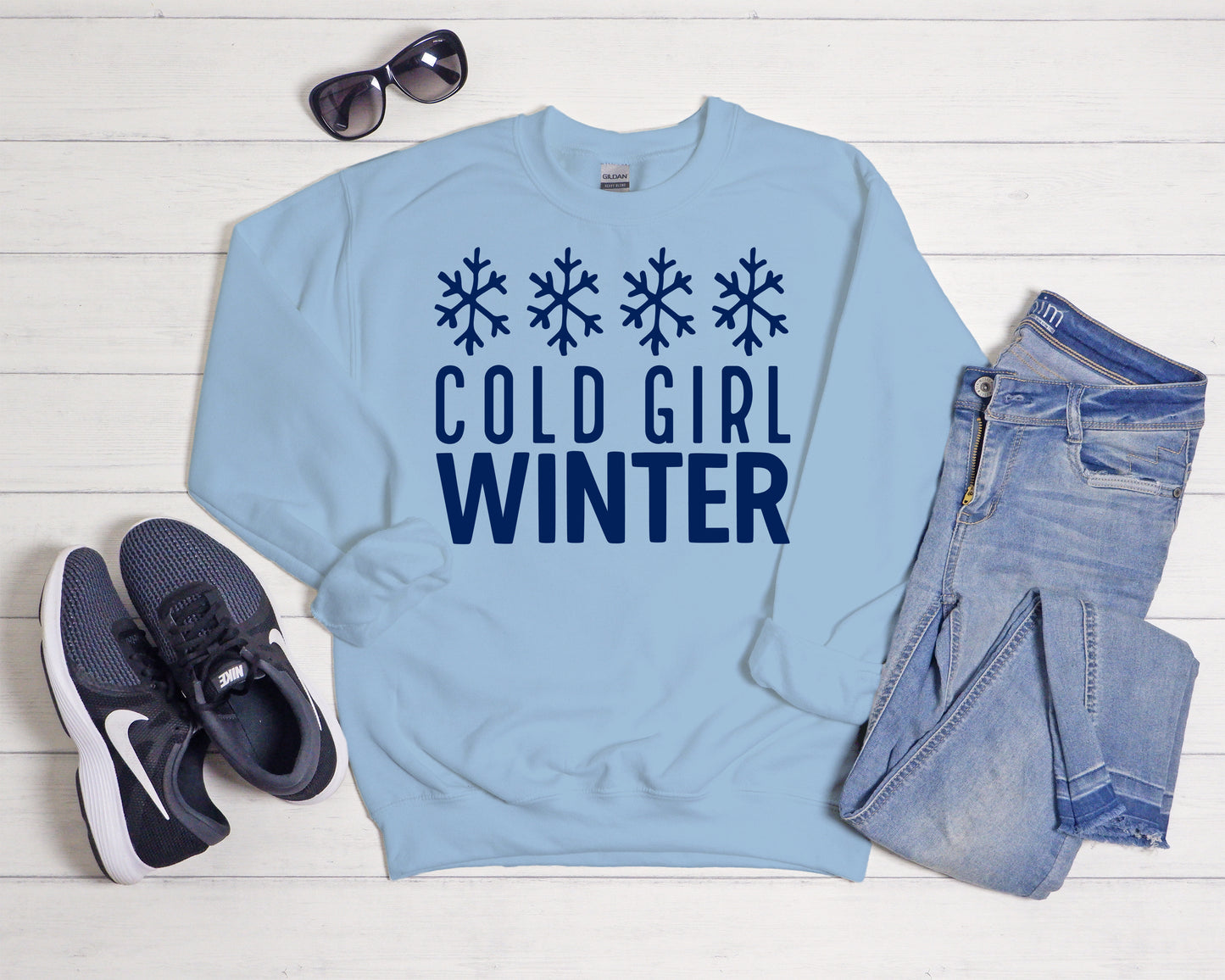 Cold Girl Winter Sweatshirt